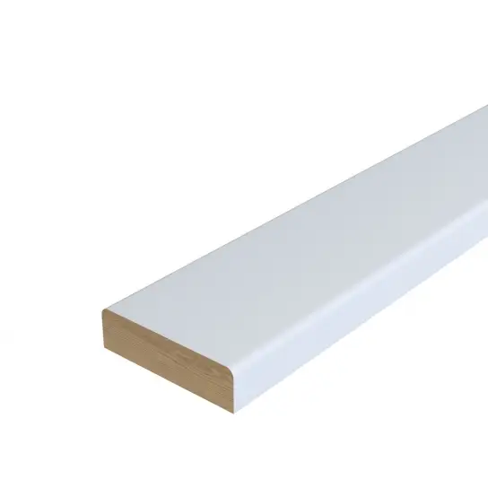 Koplat recht - Grenen - 12 x 43 mm Populair